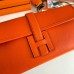 Hermes Jige Elan 29 Clutch Bag In Orange Swift Calfskin