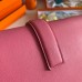 Hermes Jige Elan 29 Clutch Bag In Rose Lipstick Swift Calfskin