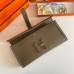 Hermes Jige Elan 29 Clutch Bag In Taupe Swift Calfskin