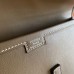 Hermes Jige Elan 29 Clutch Bag In Taupe Swift Calfskin