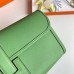 Hermes Jige Elan 29 Clutch Bag In Vert Criquet Swift Calfskin