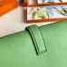 Hermes Jige Elan 29 Clutch Bag In Vert Criquet Swift Calfskin