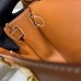 Hermes Jypsiere Mini Handmade Bag In Gold Evercolor Calfskin