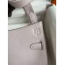 Hermes Jypsiere Mini Handmade Bag In Mauve Pale Evercolor Calfskin