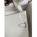 Hermes Jypsiere Mini Handmade Bag In Beton Swift Calfskin