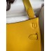 Hermes Jypsiere Mini Handmade Bag In Jaune Ambre Swift Calfskin