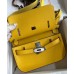 Hermes Jypsiere Mini Handmade Bag In Jaune Ambre Swift Calfskin