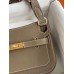 Hermes Jypsiere Mini Handmade Bag In Taupe Swift Calfskin
