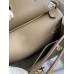 Hermes Jypsiere Mini Handmade Bag In Taupe Swift Calfskin