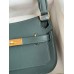 Hermes Jypsiere Mini Handmade Bag In Vert Rousseau Swift Calfskin