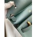 Hermes Jypsiere Mini Handmade Bag In Vert Rousseau Swift Calfskin