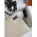 Hermes Kelly Mini II Sellier Bicolor Handmade Bag in Craie and Etain Epsom Calfskin