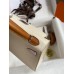 Hermes HSS Kelly Mini II Sellier Tri-color Bag In Craie/Pink/Gold Epsom Calfskin