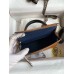 Hermes HSS Kelly Mini II Sellier Tri-color Bag in Gold/Craie/Black Epsom Calfskin