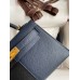 Hermes Kelly Mini II Sellier Tri-color Bag In Black/Blue Indigo/Red Calfskin