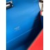 Hermes Kelly Mini II Sellier Tri-color Bag In Red/Rose Extreme/Blue Epsom Calfskin