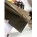 Hermes Kelly Mini II Sellier Verso Handmade Bag in Taupe and Bamboo Epsom Calfskin
