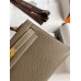 Hermes Kelly Mini II Verso Sellier Handmade Bag in Taupe Epsom Calfskin