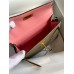 Hermes Kelly Mini II Verso Sellier Handmade Bag in Taupe Epsom Calfskin