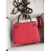 Hermes Kelly Sellier 25 Bicolor Bag in Rose Extremea nd Taupe Epsom Calfskin