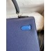 Hermes Kelly Sellier 25 Bicolor Bag in Blue Saphir and Blue France Epsom Calfskin