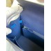 Hermes Kelly Sellier 25 Bicolor Bag in Blue Saphir and Blue France Epsom Calfskin