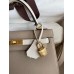 Hermes Kelly Sellier 25 Bicolor Bag in Trench and Craie Epsom Calfskin