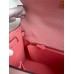 Hermes Kelly Sellier 25 Bicolor Bag in Rose Confetti and Lipstick Mysore Goatskin