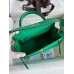 Hermes Kelly Sellier 25cm Handmade Bag In Vert Jade Epsom Calfskin