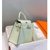 Hermes Kelly 25cm Sellier Bag In Vert Fizz Epsom Leather