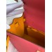 Hermes Kelly Sellier 28 Bicolor Bag in Rose Lipstick and Yellow Epsom Calfskin