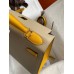Hermes Kelly Sellier 28 Bicolor Bag in Trench and Yellow Epsom Calfskin