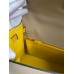 Hermes Kelly Sellier 28 Bicolor Bag in Trench and Yellow Epsom Calfskin