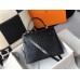 Hermes Kelly 28cm Bag In Black Embossed Crocodile GHW