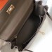 Hermes Taupe Clemence Kelly 28cm Bag