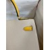 Hermes Kelly Sellier 32 Bicolor Bag in Trench and Yellow Epsom Calfskin
