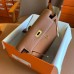 Hermes Kelly Ado Backpack in Gold Clemence Leather