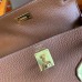 Hermes Kelly Ado Backpack in Gold Clemence Leather