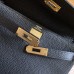 Hermes Kelly Ado Backpack in Black Clemence Leather