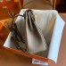 Hermes Kelly Ado Backpack in Taupe Clemence Leather