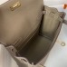 Hermes Kelly Ado Backpack in Taupe Clemence Leather