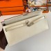 Hermes Kelly Cut Handmade Bag in Craie Epsom Calfskin