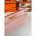 Hermes Kelly Cut Handmade Bag in Rose Sakura Epsom Calfskin