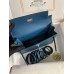 Hermes Kelly Danse II Bag In Deep Blue Evercolor Calfskin