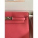 Hermes Kelly Danse II Bag In Rose Lipstick Evercolor Calfskin