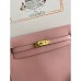 Hermes Kelly Danse II Bag In Rose Sakura Evercolor Calfskin