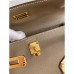 Hermes Kelly Danse II Bag In Taupe Evercolor Calfskin