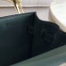 Hermes Kelly Danse Handmade Bag In Dark Green Swift Leather