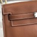 Hermes Kelly Danse Handmade Bag In Gold Swift Leather