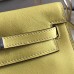 Hermes Kelly Danse Handmade Bag In Jaune Swift Leather